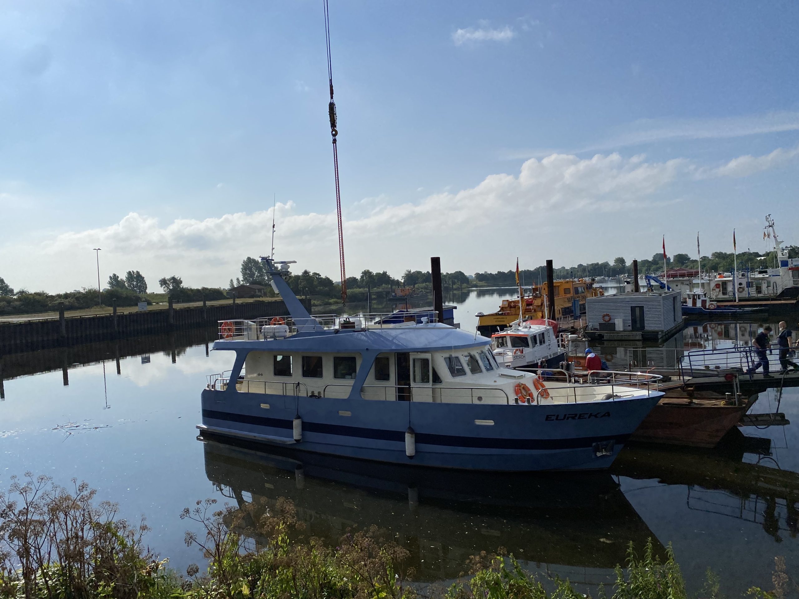 Die MS Eureka im Hafen